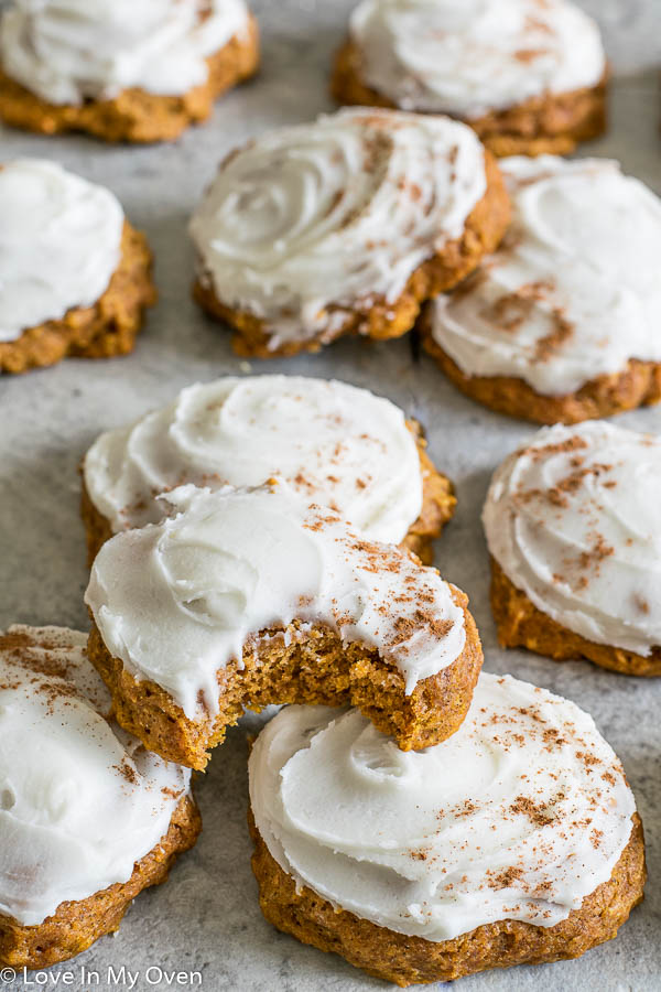 pumpkin cake cookies