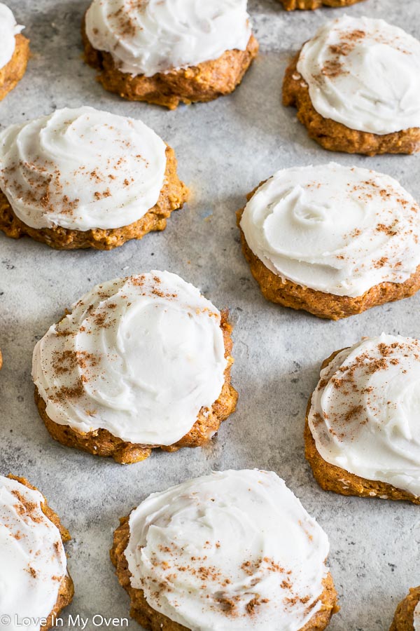 pumpkin cake cookies