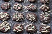 Chocolate Candy Cane Cookies