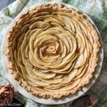 apple rose pie