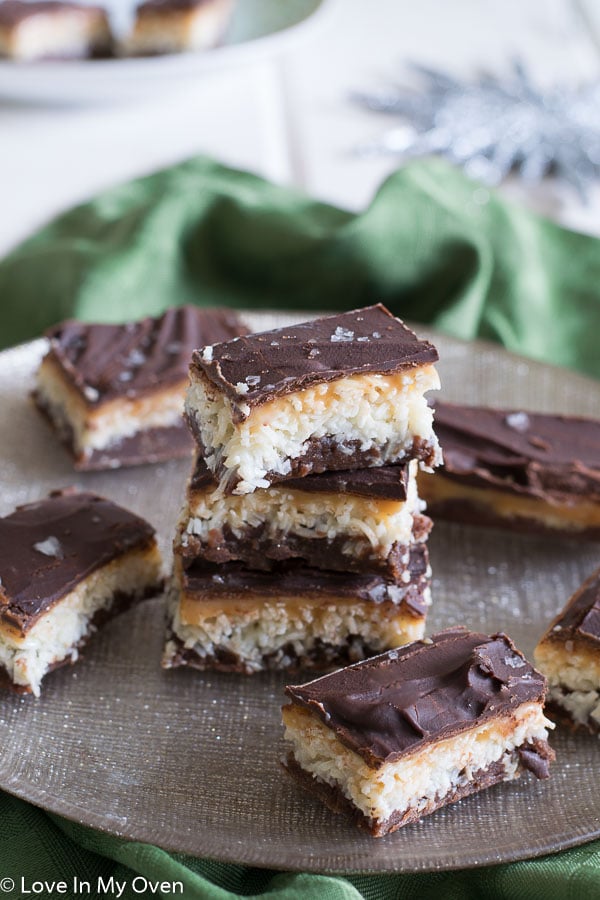 Chocolate Caramel Bliss Bars