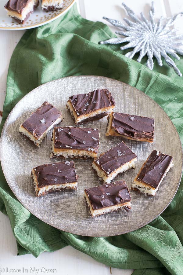 Chocolate Caramel Bliss Bars