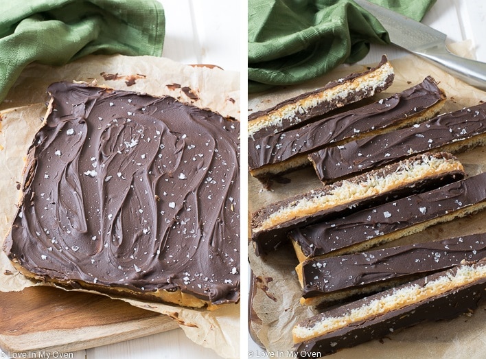 Chocolate Caramel Bliss Bars