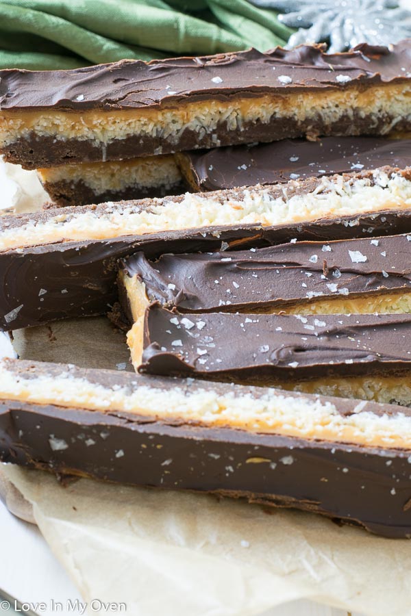 Chocolate Caramel Bliss Bars