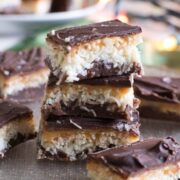 coconut caramel bars