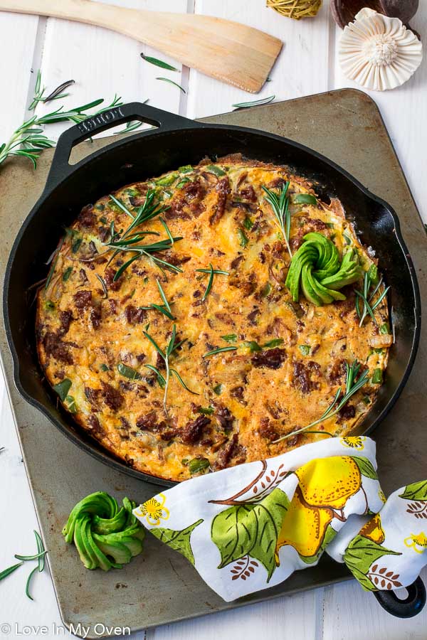 Keto Chorizo Fritatta