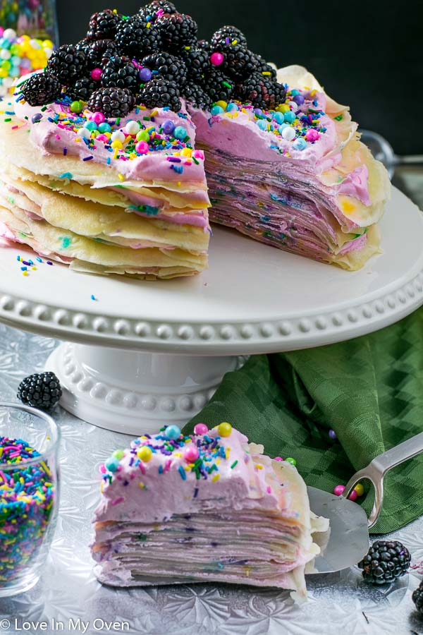 Funfetti Crepe Cake