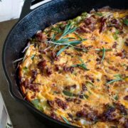 keto chorizo frittata