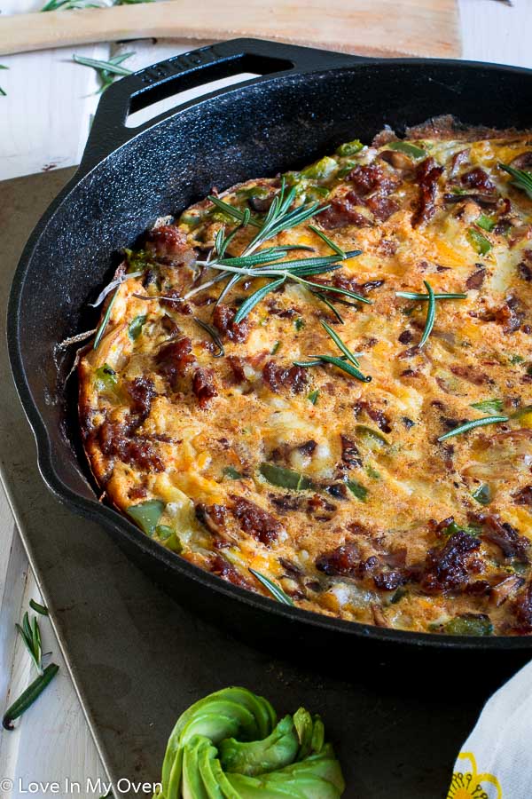 Keto Chorizo Frittata