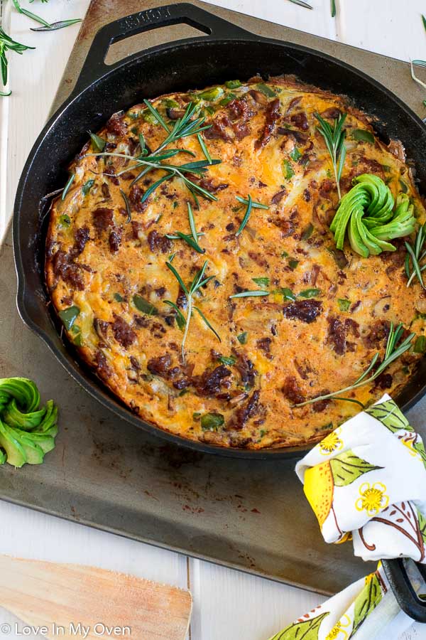 Keto Chorizo Frittata