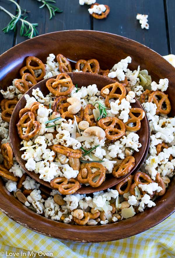 Parmesan Rosemary Snack Mix