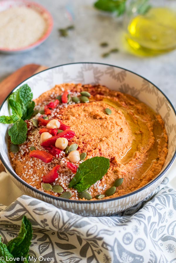 roasted red pepper hummus