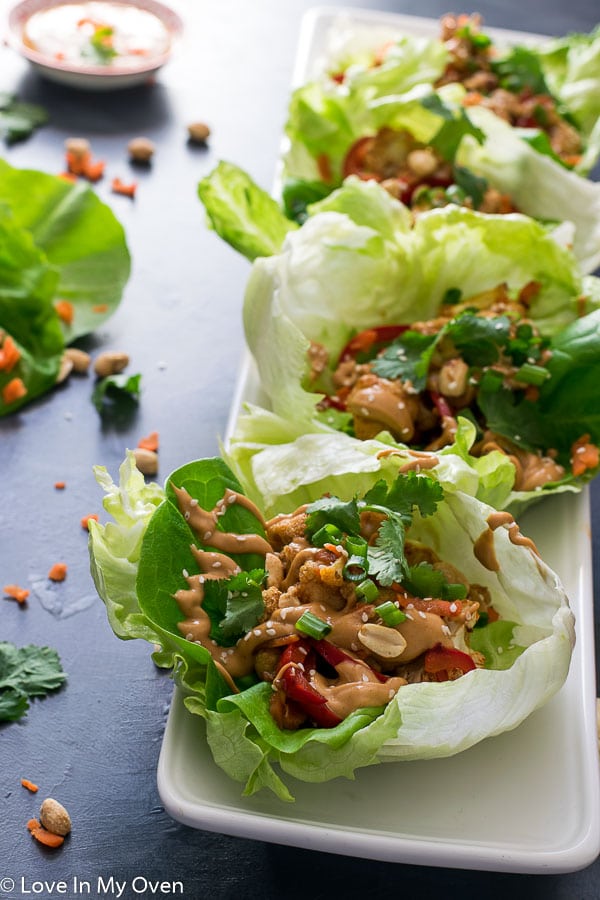 Thai Cauliflower Lettuce Wraps