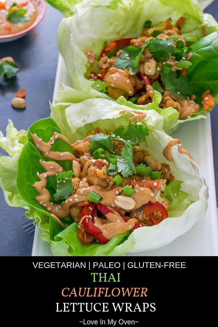 Thai Cauliflower Lettuce Wraps