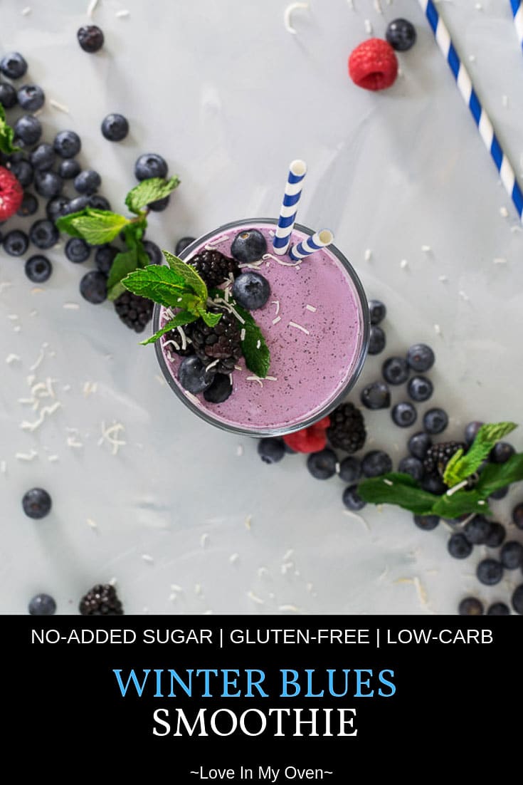 Low-Carb Blueberry Smoothie