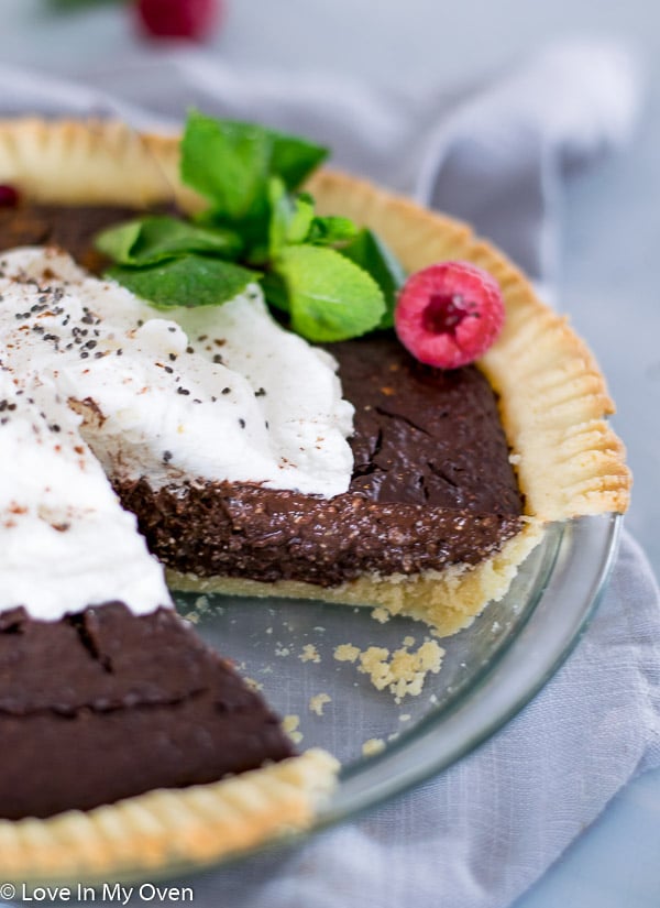 Grain-Free Chocolate Chia Pudding Pie