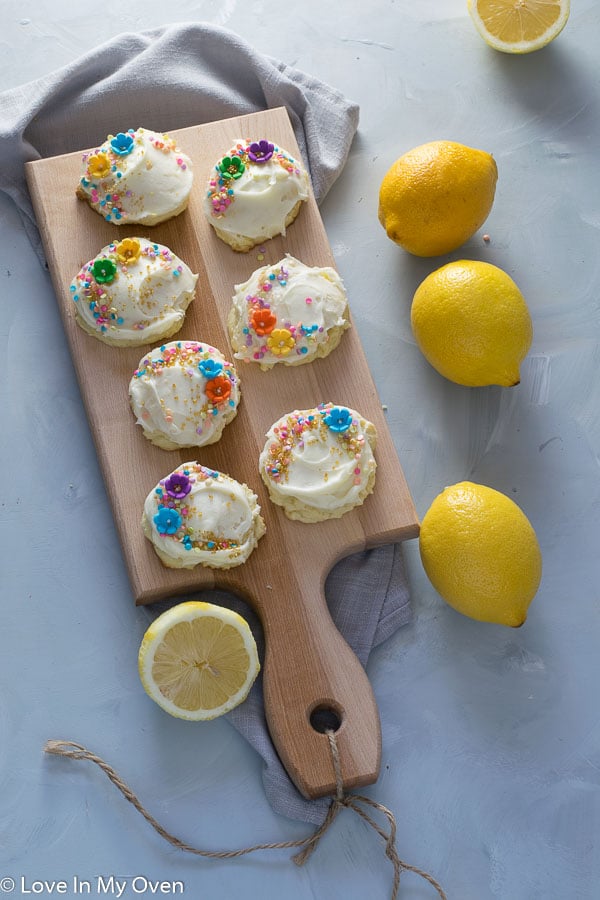 lovely lemon cream cheese cookies