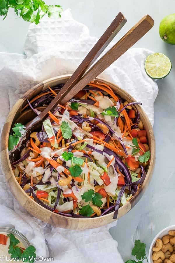 Healthy Cabbage Salad - Love In My Oven