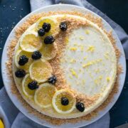 low carb lemon cheesecake