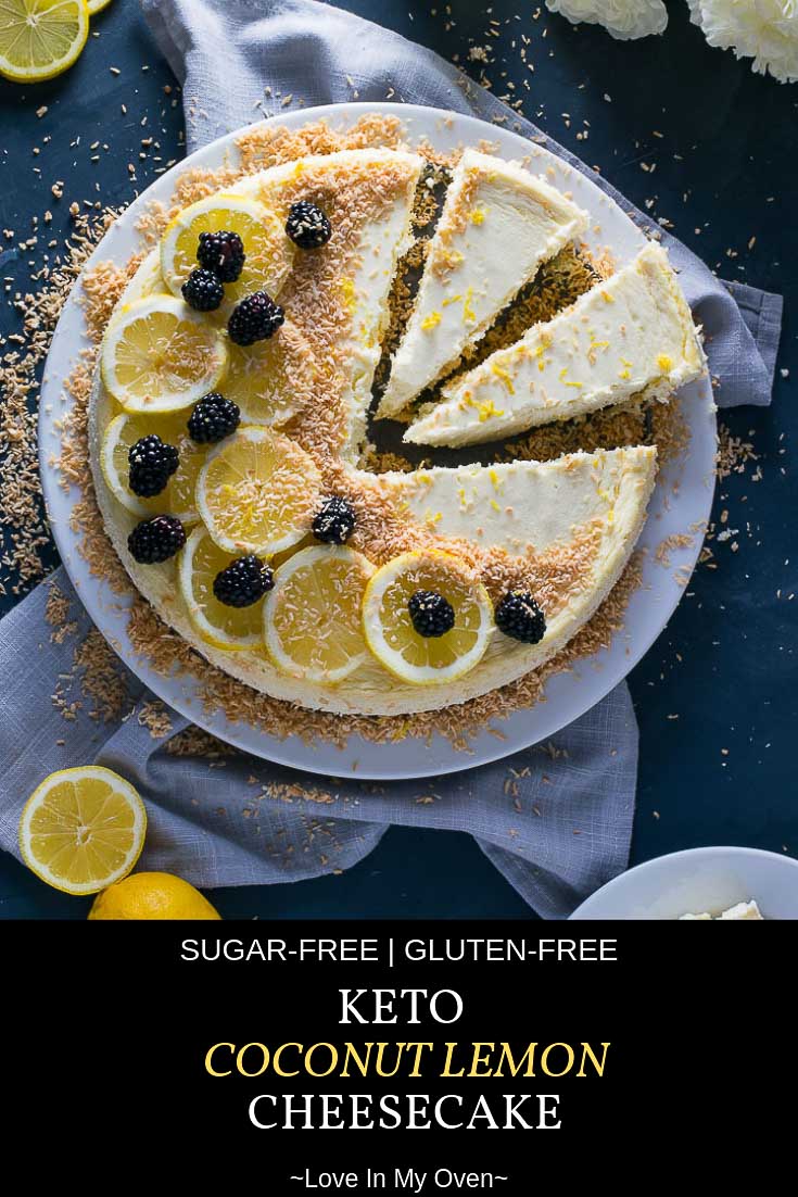 Low Carb Lemon Cheesecake