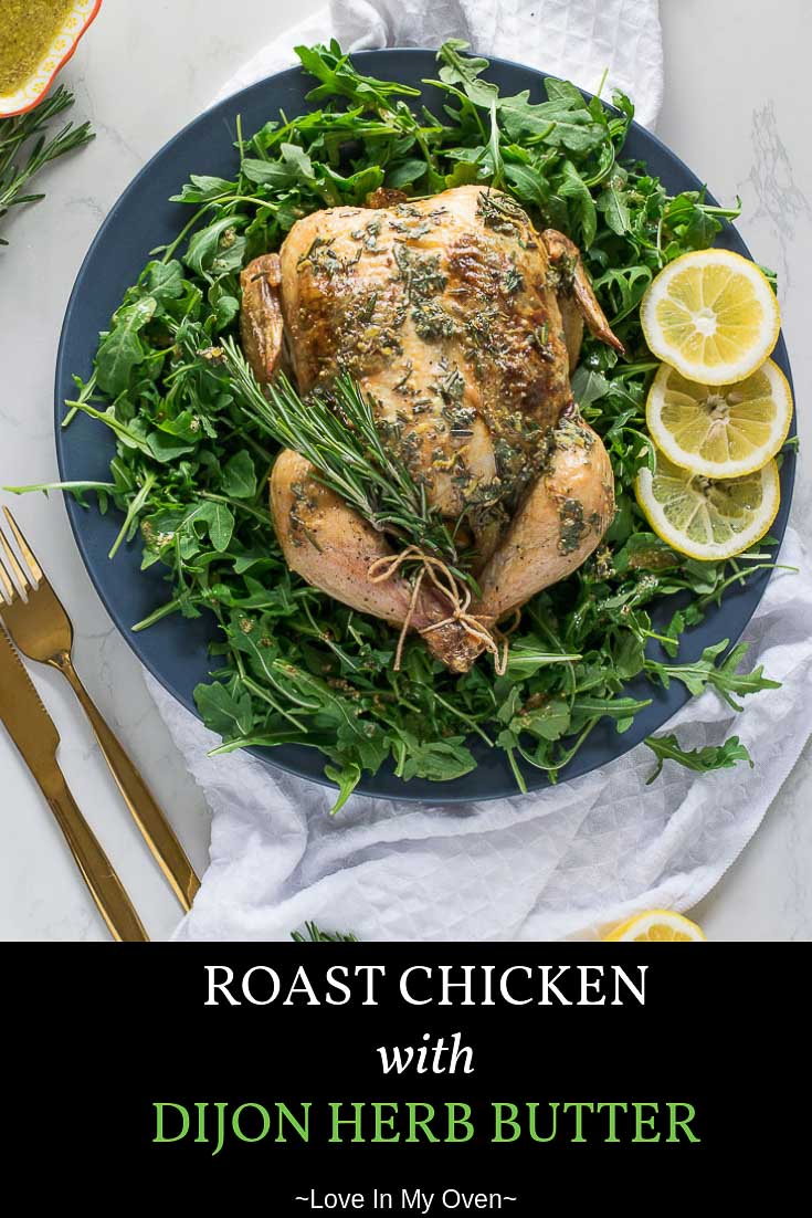 Roast Chicken with Dijon Herb Butter - Cookbook Review