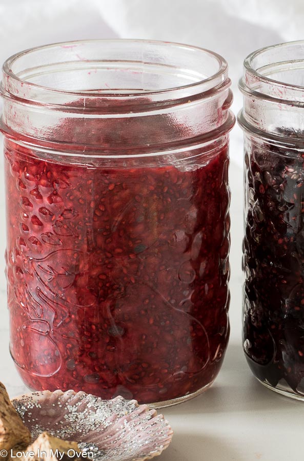 raspberry chia jam