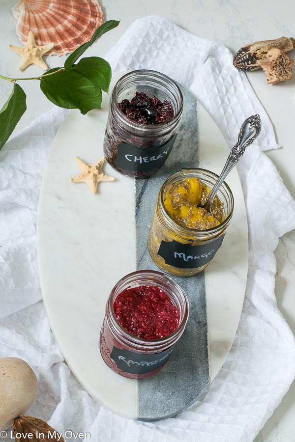 3 ingredient chia jam