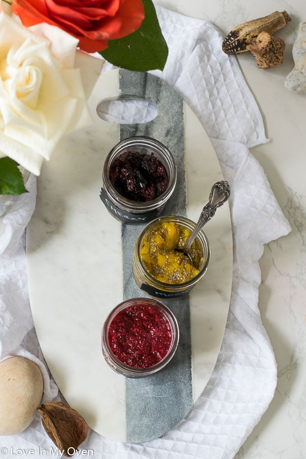 3 ingredient chia jam