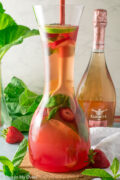 rhubarb rose sangria