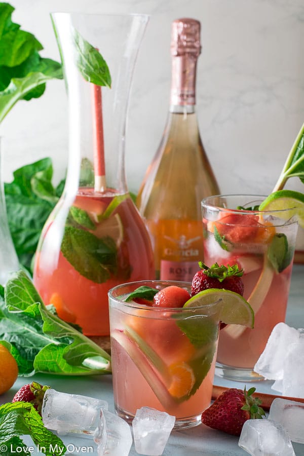 Rose Sangria ~Sweet & Savory