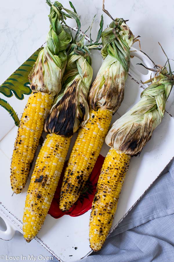 grilled corn on the cob