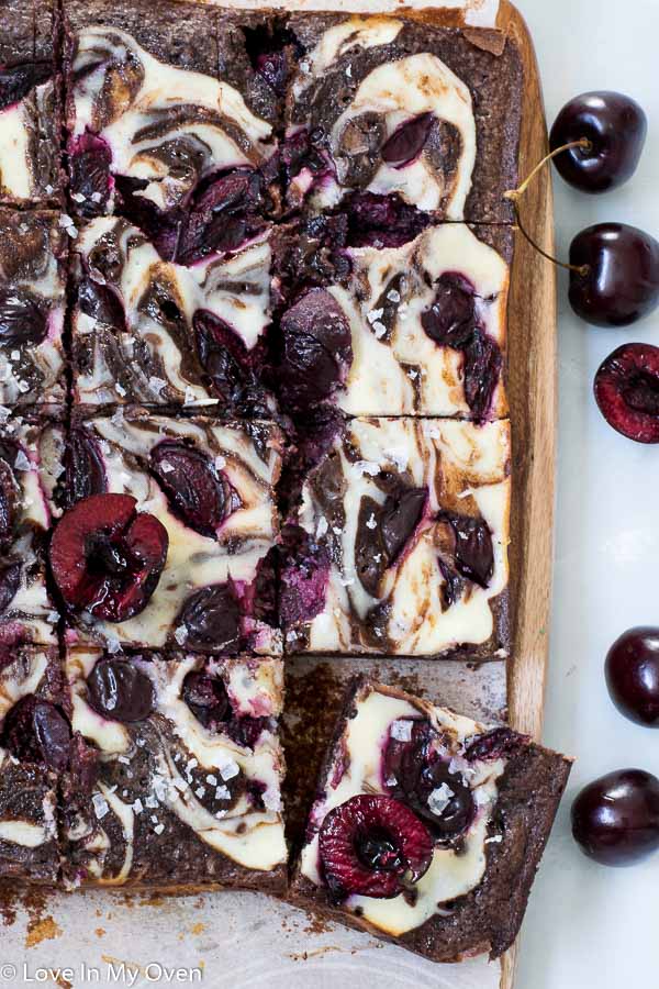 cherry cheesecake brownies