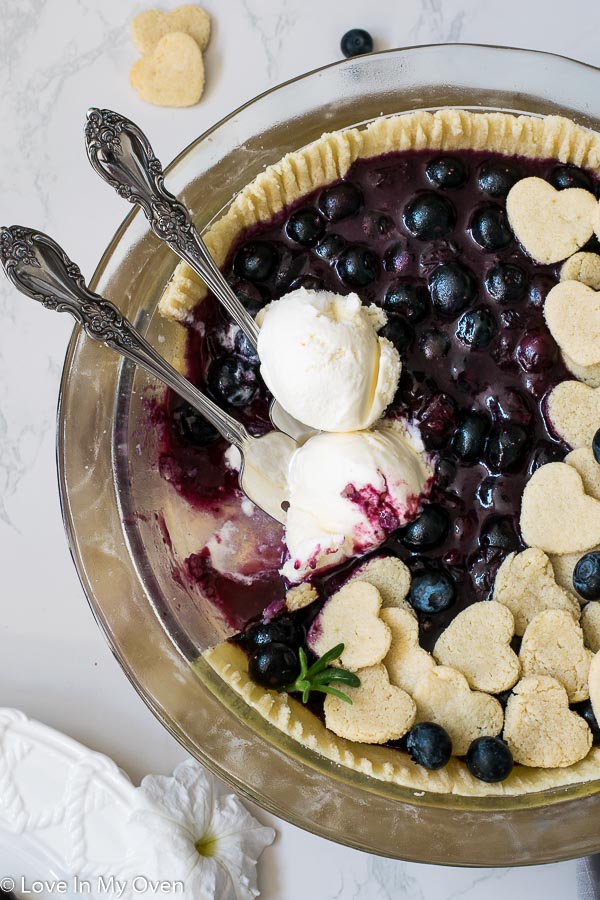 Healthy Blueberry Pie (Easy) - Dessert Done Light