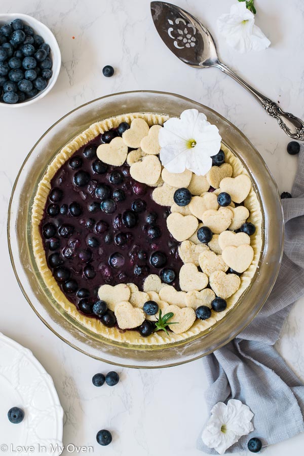 Refined Sugar-free Maple Blueberry Pie