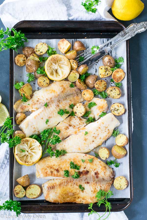 Pan Seared Tilapia with Lemon Butter Sauce Love In My Oven