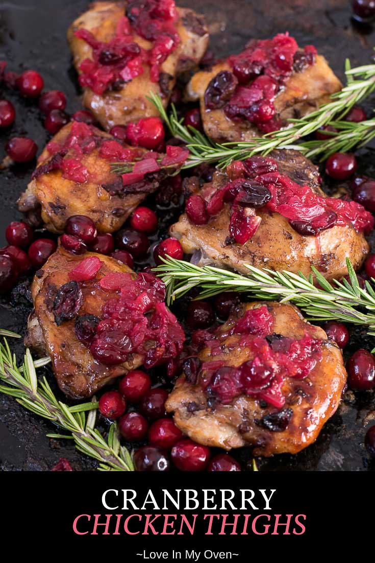 Cranberry Chicken Thighs