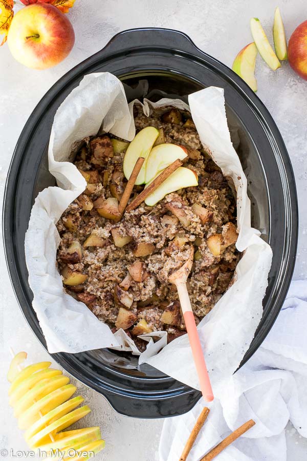 crockpot apple cinnamon oatmeal