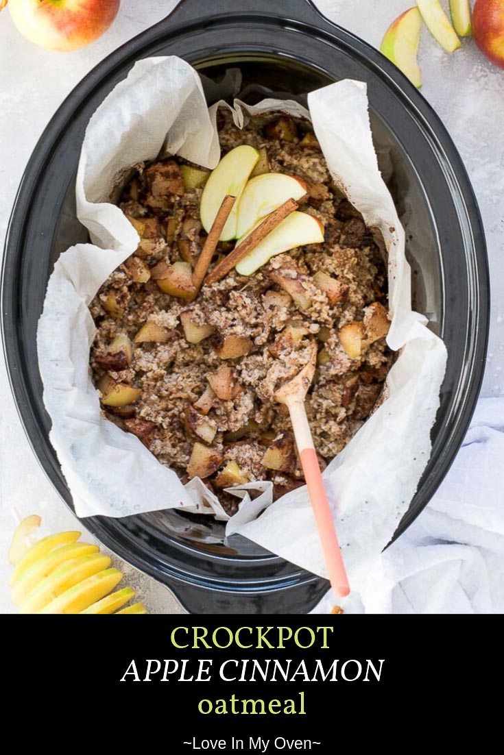 Crockpot Apple Cinnamon Oatmeal