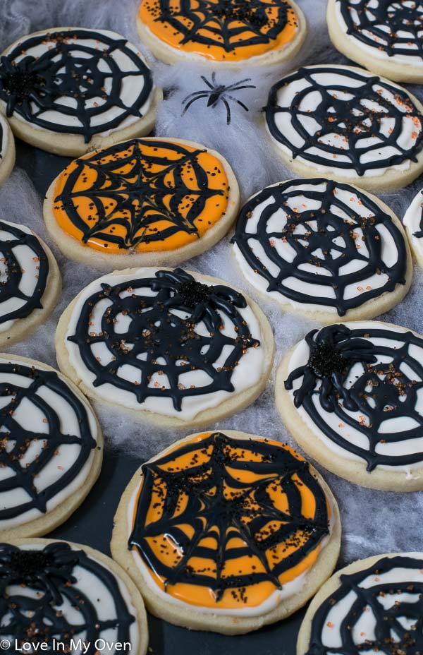 spiderweb cookies