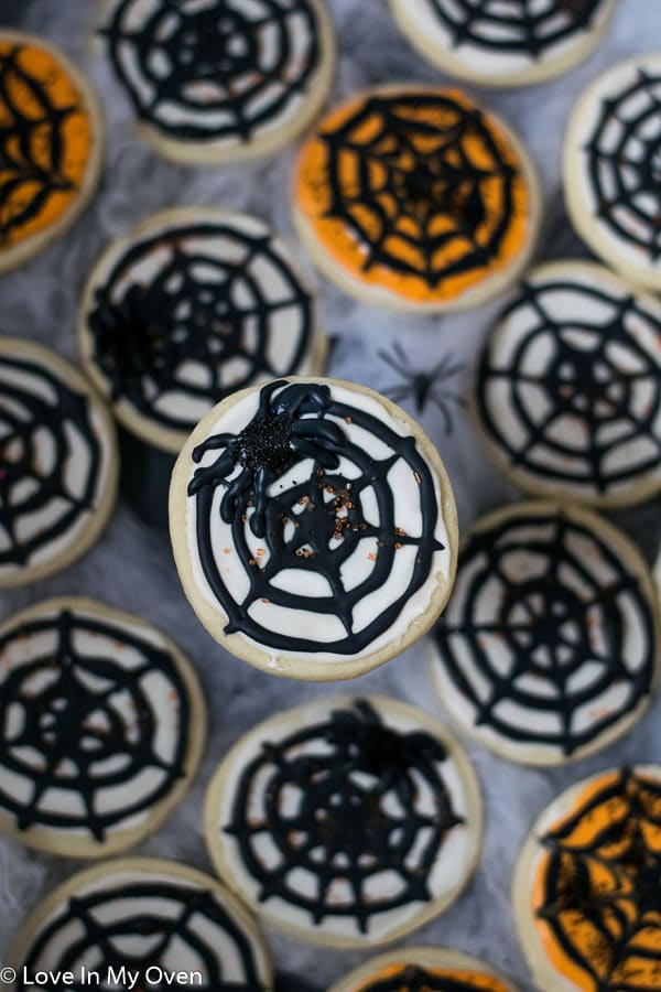 spiderweb cookies