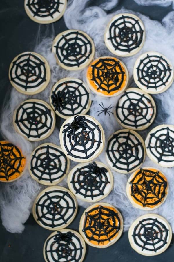 spiderweb cookies