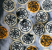 spiderweb cookies