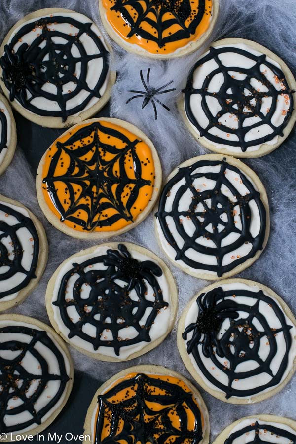 spiderweb cookies