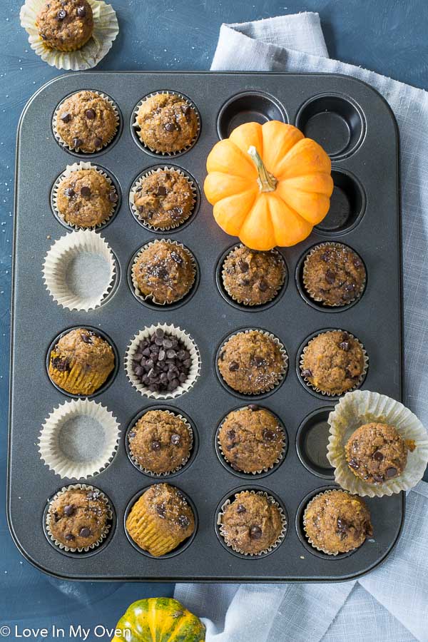 mini pumpkin muffins