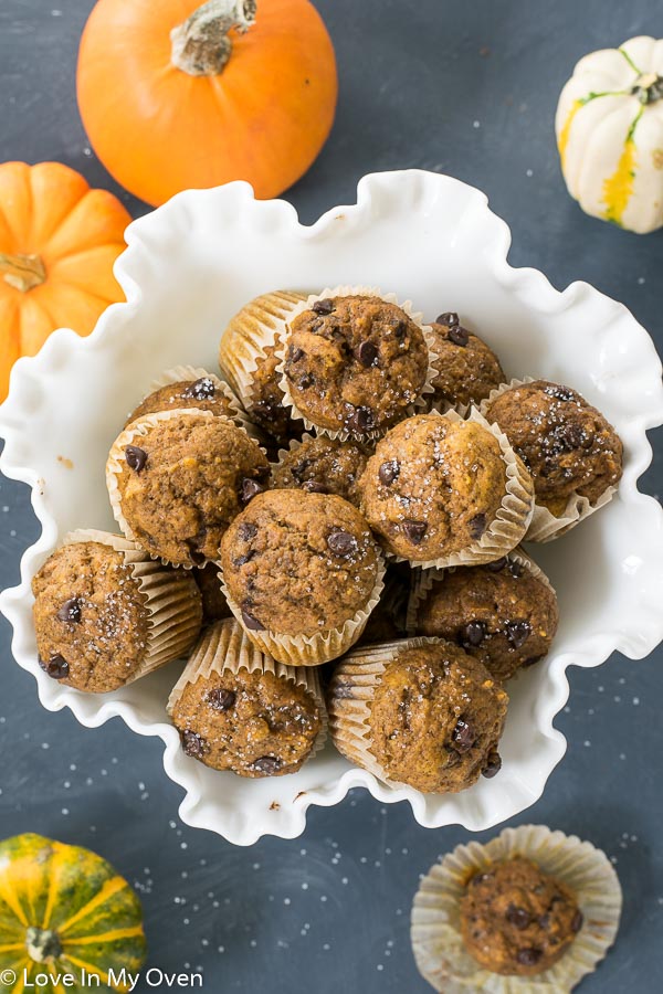 mini pumpkin muffins