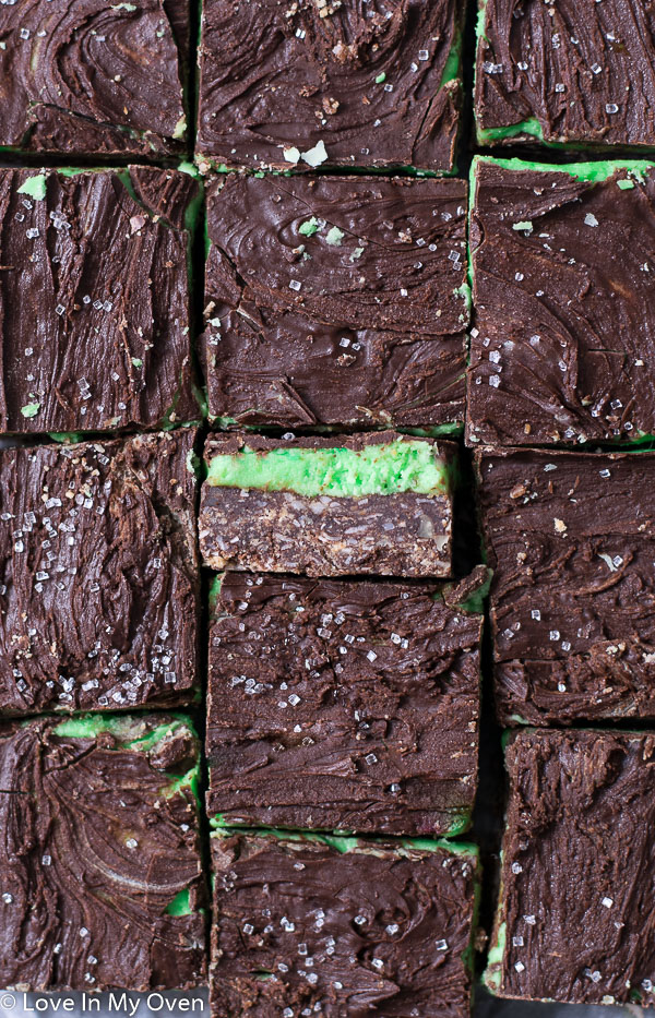 mint nanaimo bars