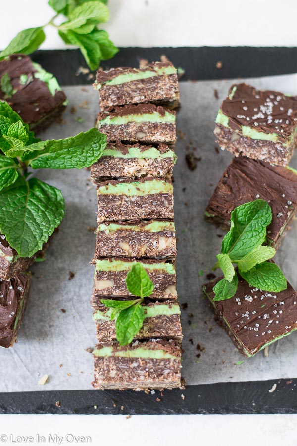 mint nanaimo bars