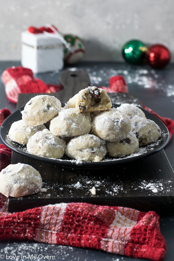 chocolate chip snowball cookies