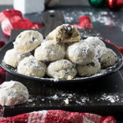 chocolate chip snowball cookies