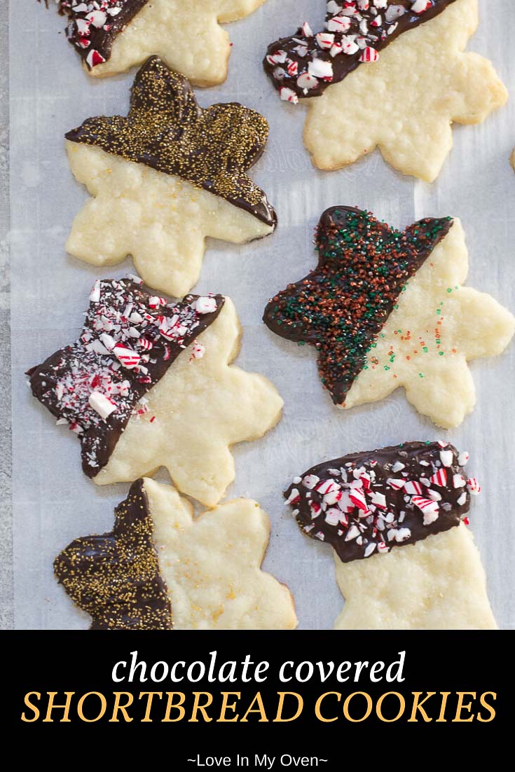 Chocolate Covered Shortbread Cookies